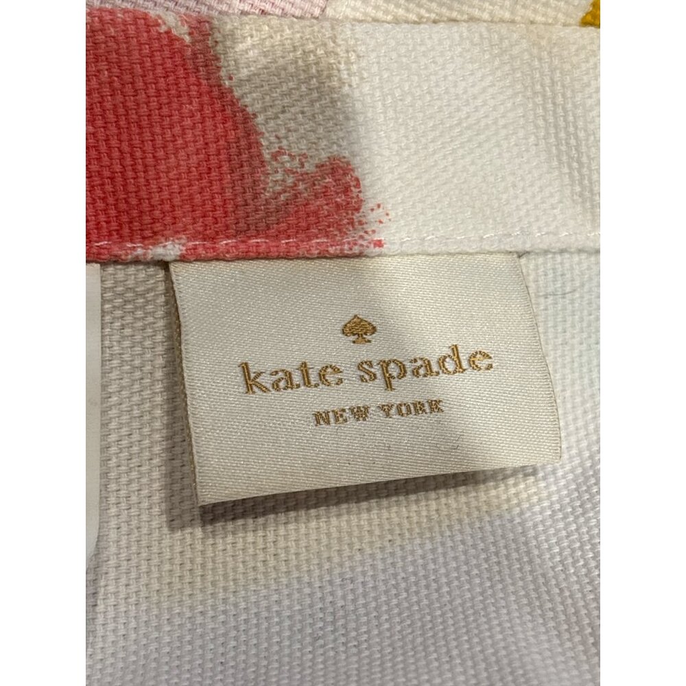 Kate Spade NY Designer Shower Curtain – Multicolor Brushstroke Floral Print – Co - Picture 5 of 6